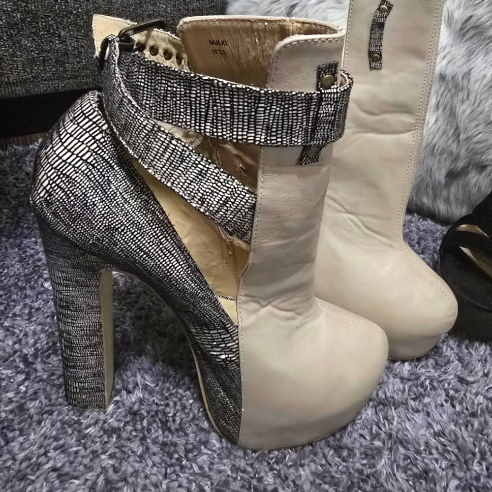 ANKLE BOOTIES, Just Fab, SIZE 10